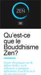 Mobile Screenshot of bouddhisme-zen.com